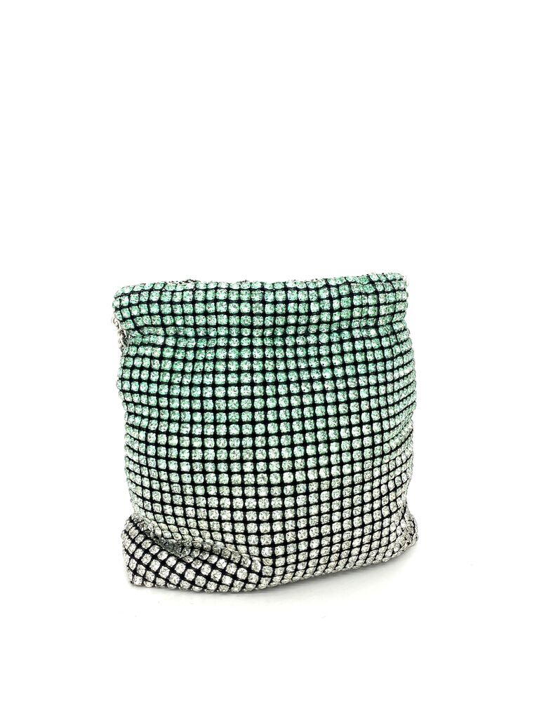 Clutch Strass GREEN