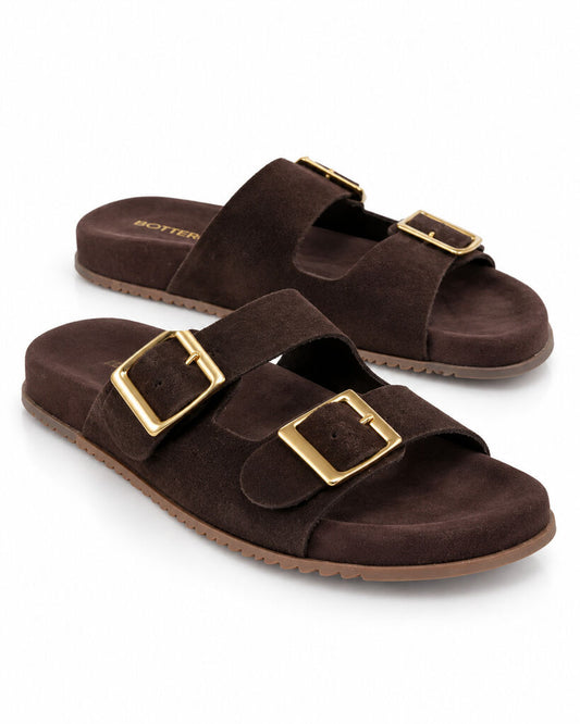 Slide Suede CAFE