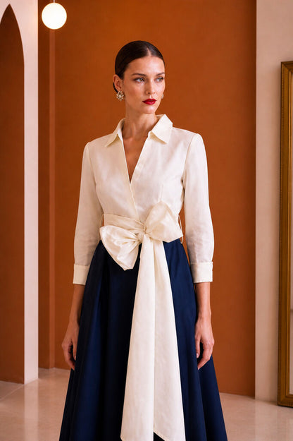 MIDI SHIRTWAIST DRESS Unique MARINO