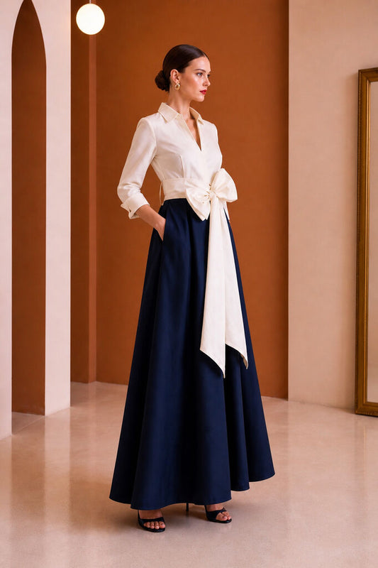 MIDI SHIRTWAIST DRESS Unique MARINO