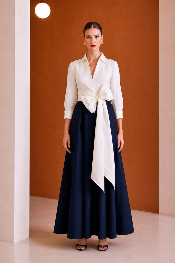 MIDI SHIRTWAIST DRESS Unique MARINO