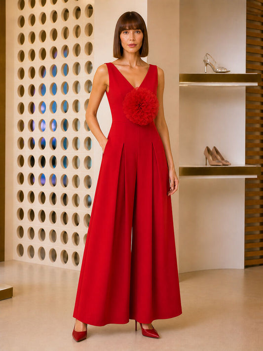JUMPSUIT Flower ROJO