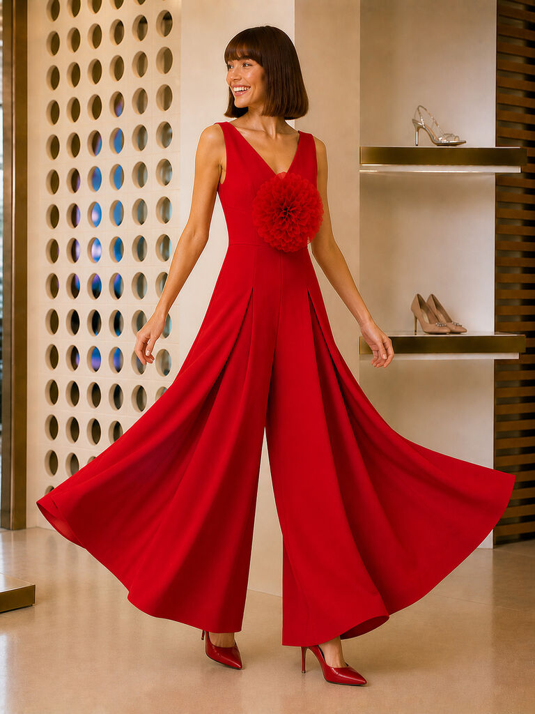 JUMPSUIT Flower ROJO