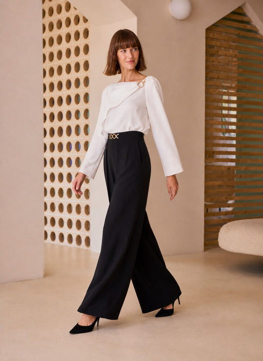 BLOUSE AND TROUSERS Unique BLANCO