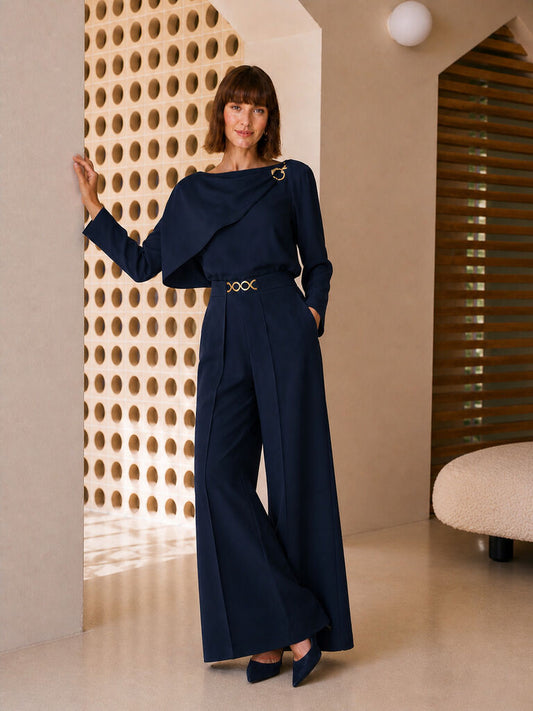 BLOUSE AND TROUSERS Unique MARINO
