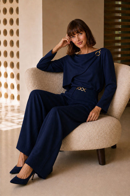 BLOUSE AND TROUSERS Unique MARINO