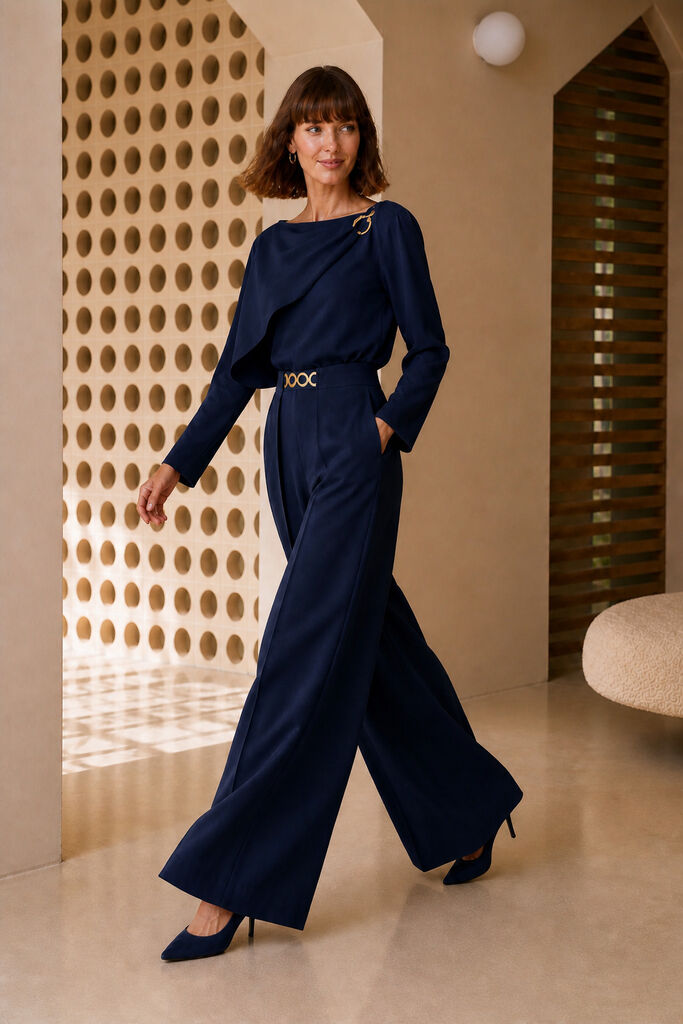 BLOUSE AND TROUSERS Unique MARINO