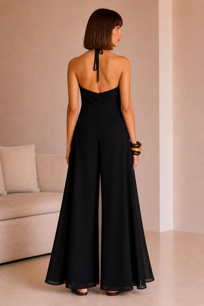LONG SHIRTWAIST DRESS Unique NEGRO
