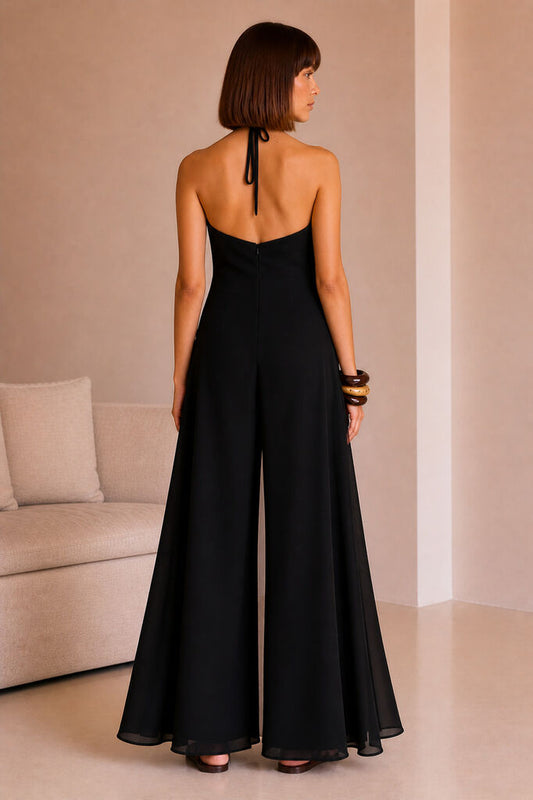 LONG SHIRTWAIST DRESS Unique NEGRO
