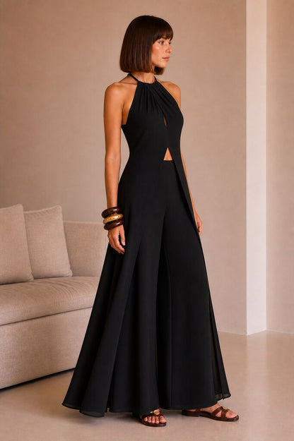 LONG SHIRTWAIST DRESS Unique NEGRO – Pointure