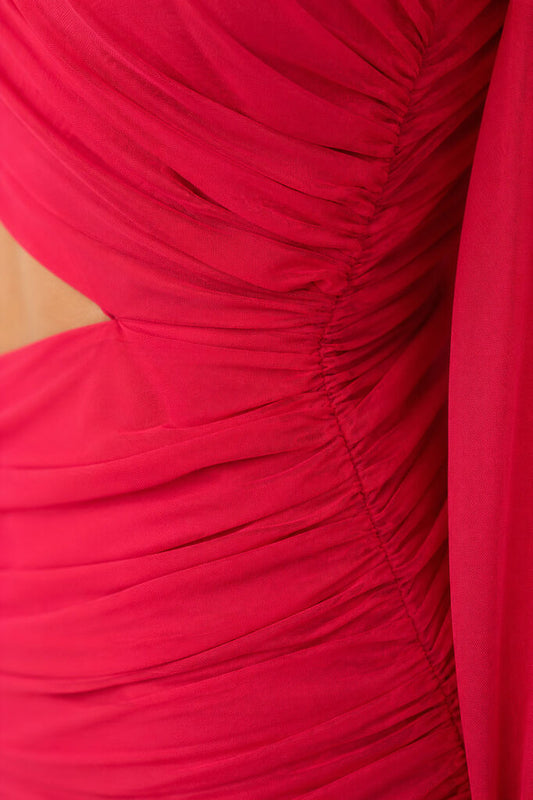 ASYMMETRIC DRESS Unique ROSA