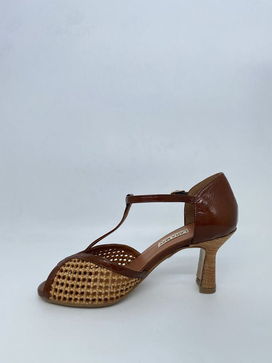 Sandal Cam/Tulle CUOIO