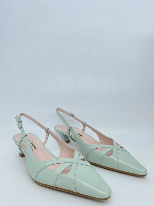 Sling-Back Nappa VERDE