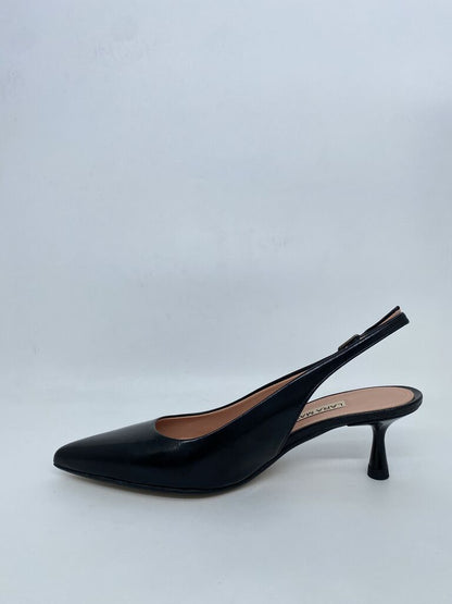 Sling-Back Nappa NERO