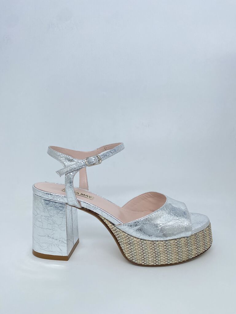 Sandal Laminato ARGENTO