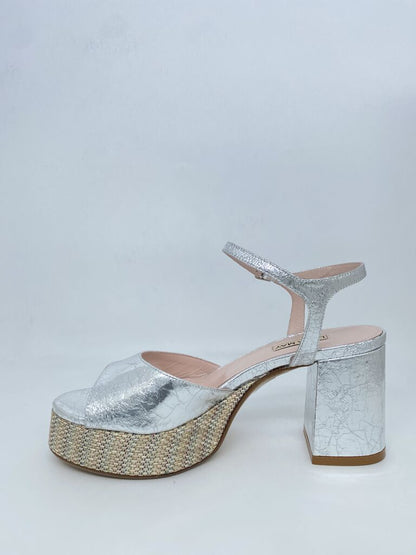 Sandal Laminato ARGENTO