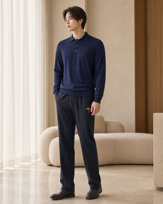Polo Long Sleeves - NAVY