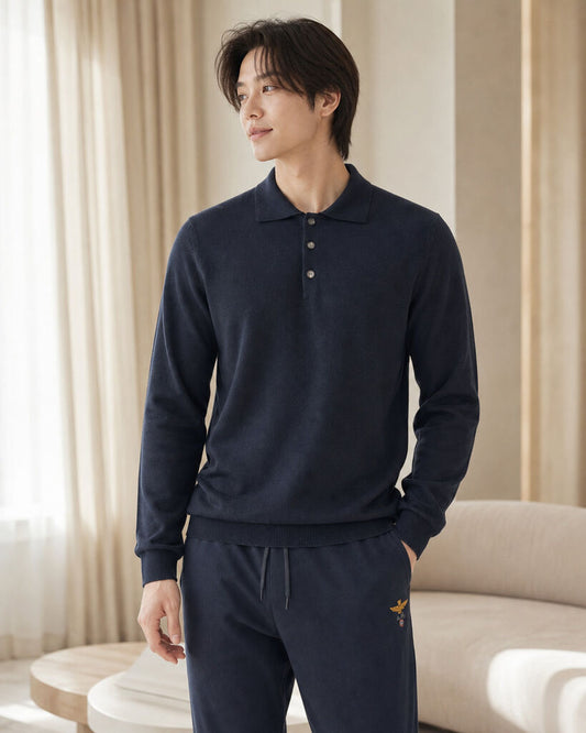 Polo Long Sleeves - NERO
