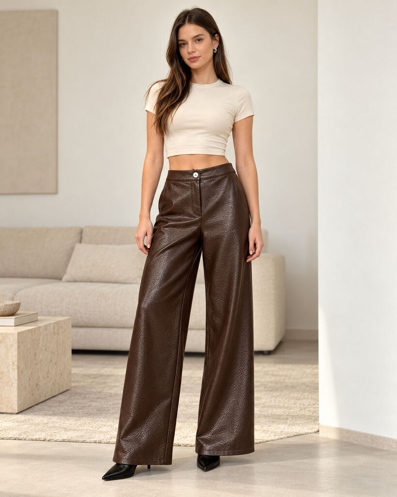 Pantalon - MARRONE