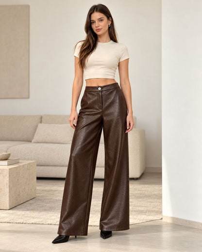 Pantalon - MARRONE