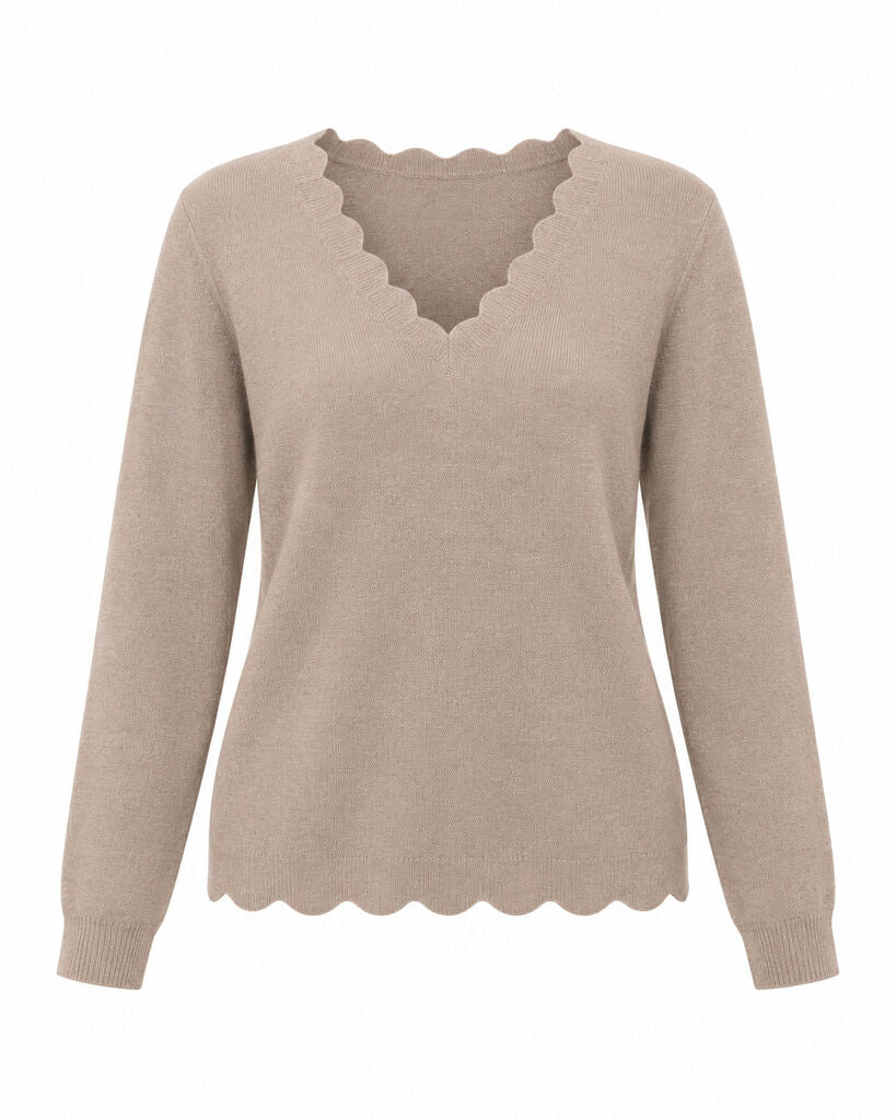Top Long Sleeves - CAMEL