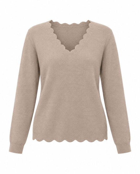 Top Long Sleeves - CAMEL