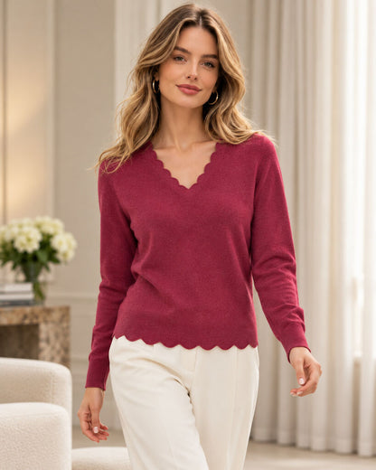 Top Long Sleeves - MAGENTA