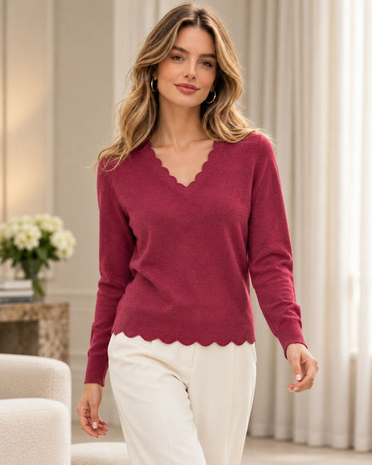 Top Long Sleeves - MAGENTA
