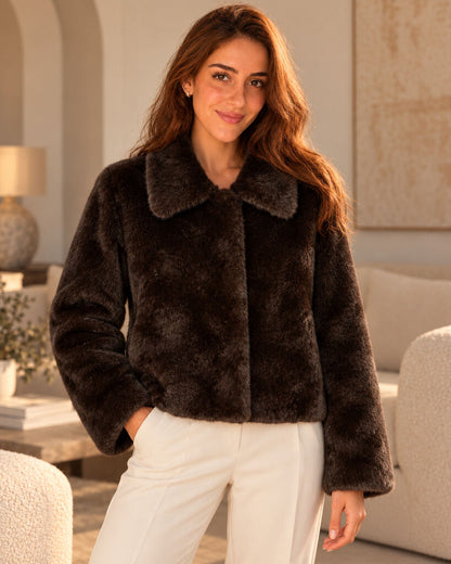 Jacket Faux Fur MORO