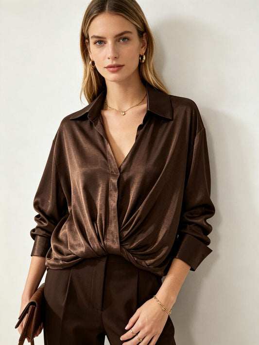 Shirt - MARRONE