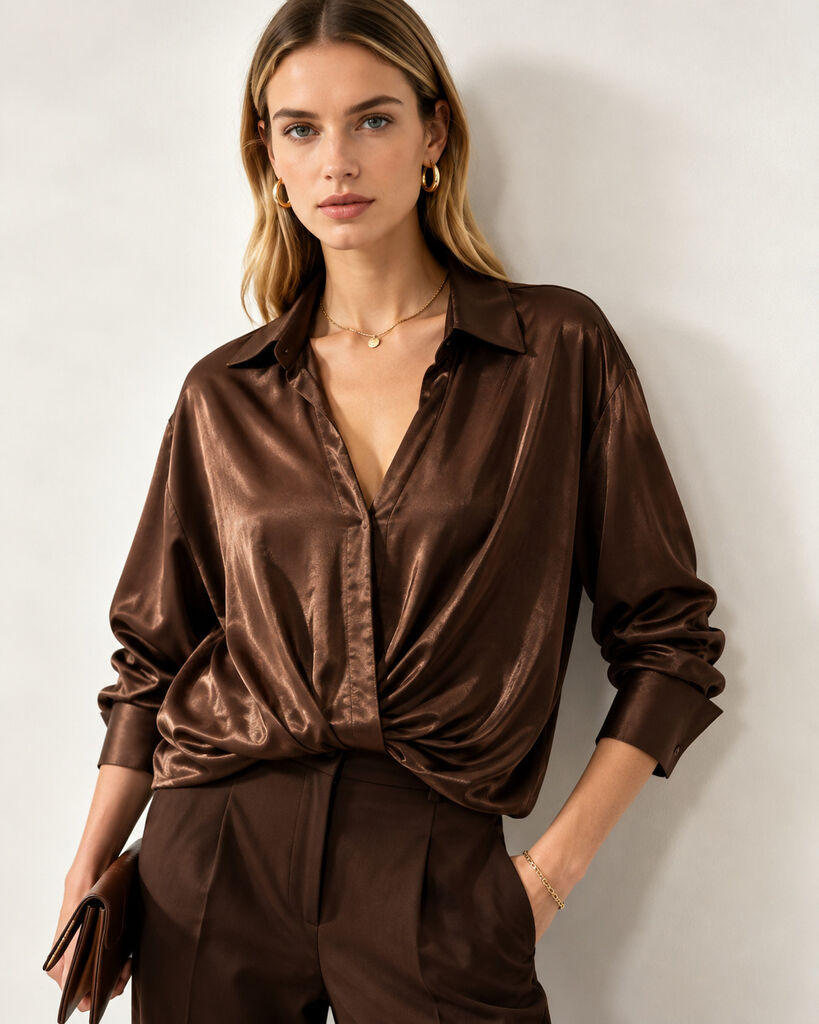 Shirt - MARRONE