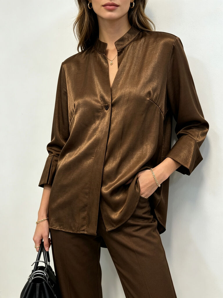 Shirt - MARRONE