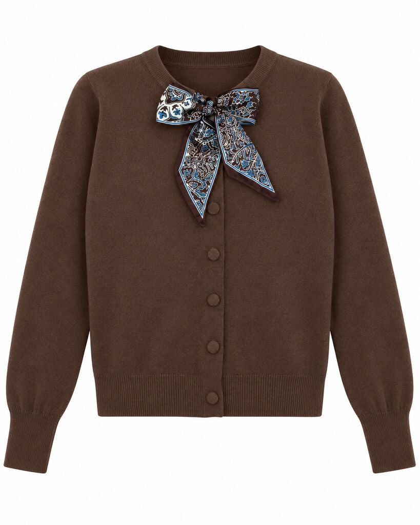Cardigan - COFFEE