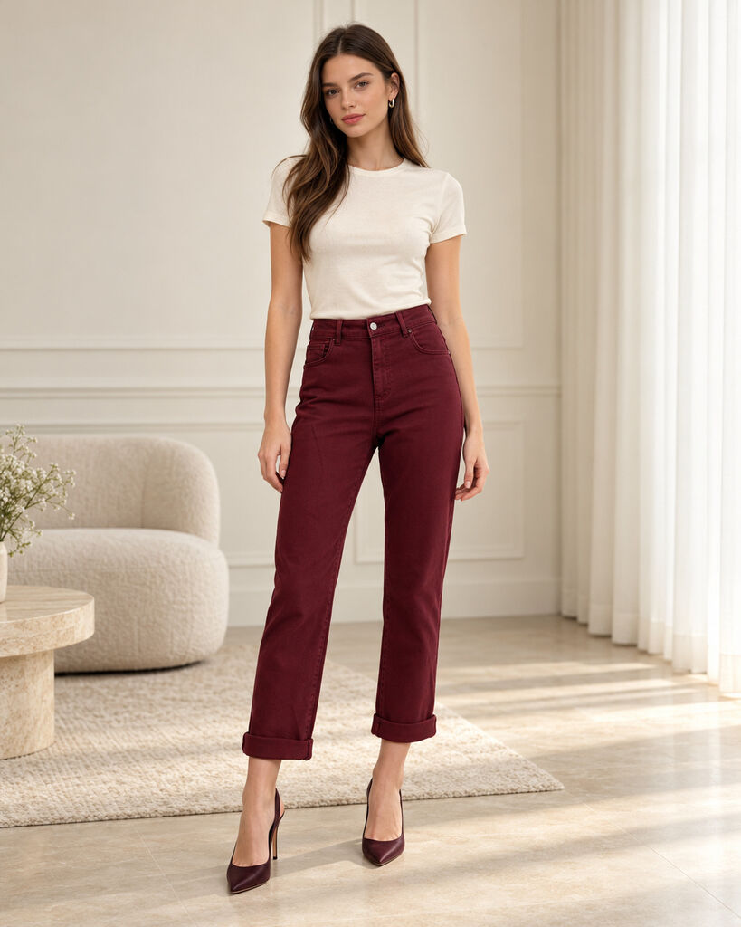 Jeans - BORDO