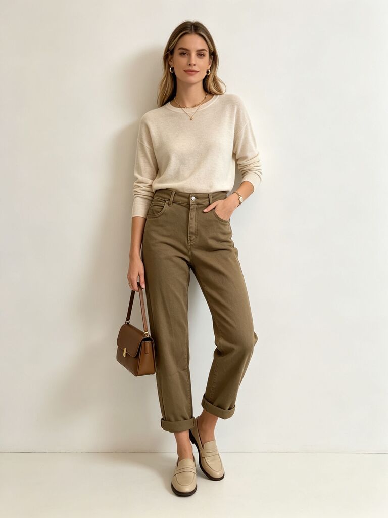 Jeans - MARRONE