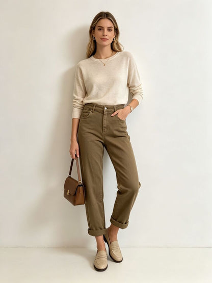 Jeans - MARRONE