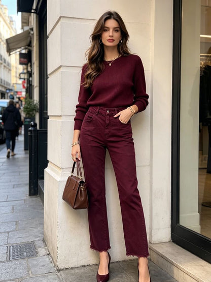 Jeans - BORDO