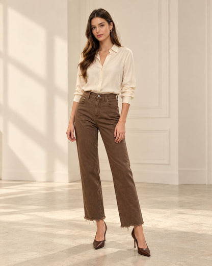 Jeans - MARRONE