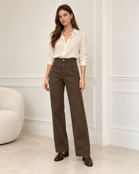 Jeans - MARRONE