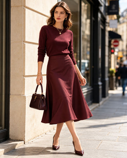 Skirt - BORDO