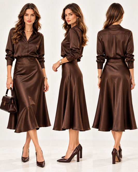 Skirt - MARRONE