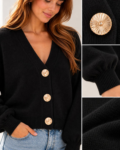 Cardigan - BLACK
