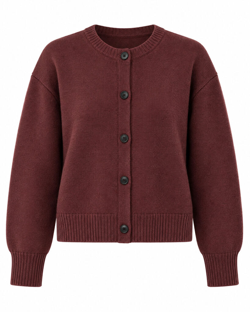 Cardigan - BURGUND