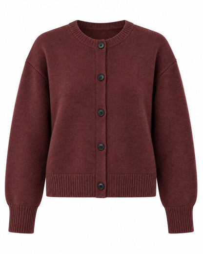 Cardigan - BURGUND