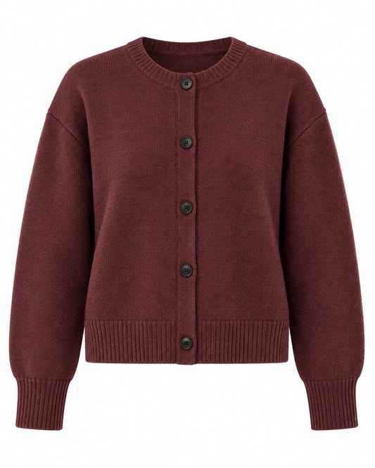 Cardigan - BURGUND