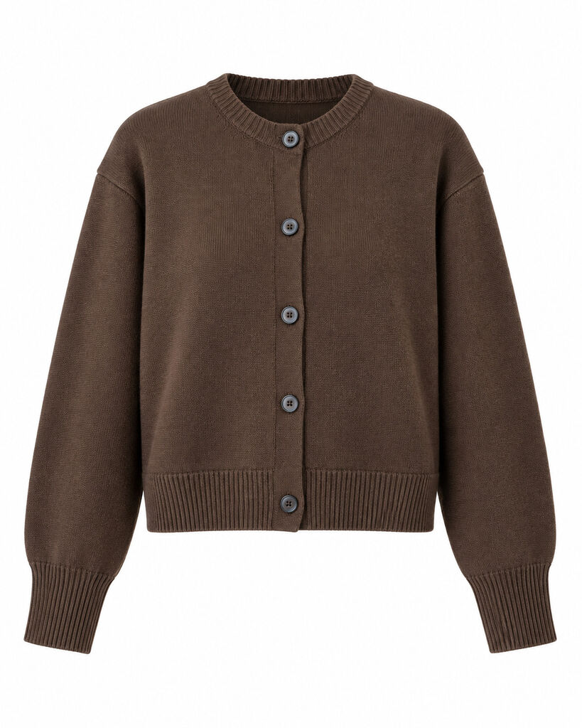 Cardigan - COFFEE
