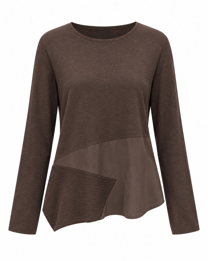 Top Long Sleeves - COFFEE