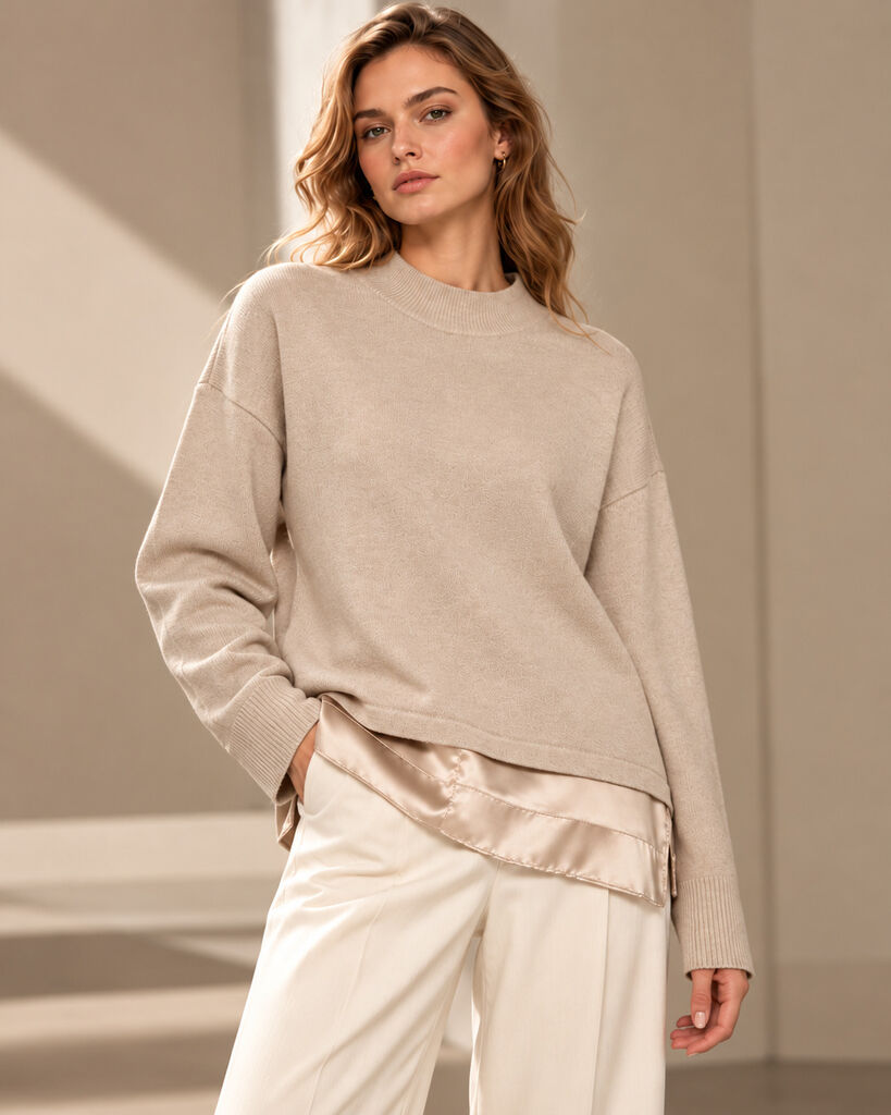 Top Long Sleeves - BEIGE