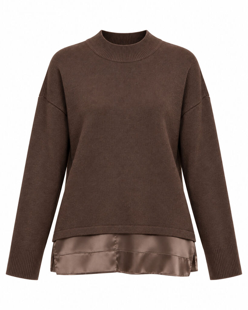 Top Long Sleeves - COFFEE