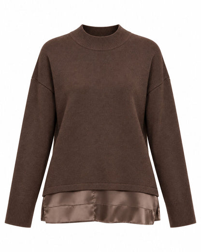 Top Long Sleeves - COFFEE
